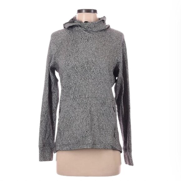 Lululemon Forever Endeavor Sweatshirt Hoodie Womens 8 Black White Long Sleeve - Picture 12 of 12